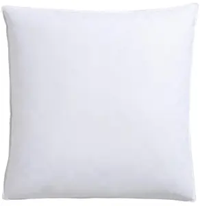 Перьевая подушка RIBECO "Эмили", наполнитель: 90% перо, 10% пух, (1 шт.), хорошая поддержка 80х80 см, белый