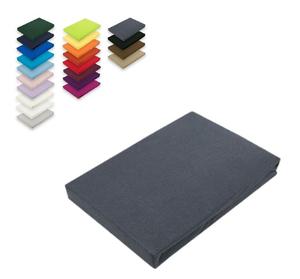 Простынь трикотажная 90 - 100 х 200 см антрацит Südseetraum