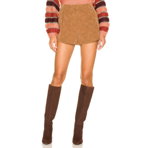 Шорты Free People X REVOLVE Roma Faux Suede Short, цвет Mocha