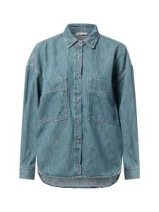 Джинсовая блузка Ydopark в цвете средний камень American Vintage