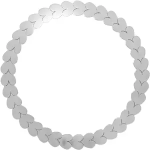 Финковая декоративная вешалка «MAGIC», (1 шт.), декоративный венок, сердечки, из нержавеющей стали, подходит для наружного использования Fink, цвет silberfarben