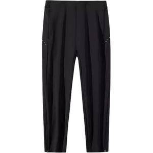 ANTA Женские повседневные брюки черного цвета