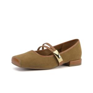 Повседневные однобортные туфли женские GEMEIQ, Yellow