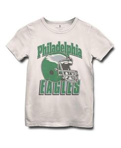 Футболка унисекс со шлемом НФЛ Philadelphia Eagles — Little Kid, Big Kid Junk Food Clothing, белый