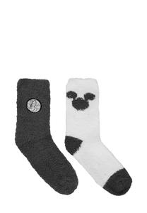 Носки Disney 2ER PACK MINNIE MOUSE KUSCHEL, Grau/Weiß/Grey
