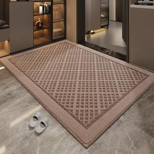 Dajiang Ковер 81х122 см для входа, уличный, с алмазным узором, цвет Deep Beige, утолщенный, износостойкий, моющийся, для удаления песка и пыли