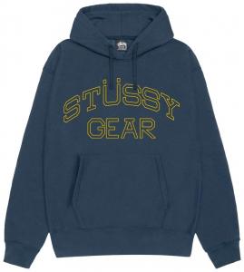 Худи Stussy Gear Hoodie 'Navy', синий