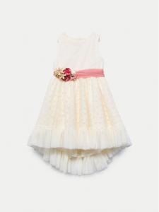 Элегантное платье regular fit 5047 Abel & Lula, экрю