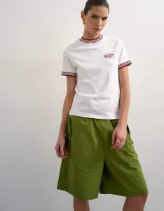 Белая футболка с рисунком Topshop sport Society