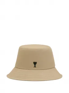 Панама с вышитой монограммой Ami de Coeur Ami Paris, бежевый