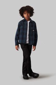 Детские шерстяные брюки Calvin Klein Jeans CEREMONY STRAIGHT, черный