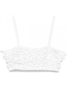 P.A.R.O.S.H. топ с пайетками, белый