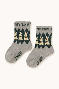 Детские шерстяные носки RABBITS WOOL MEDIUM SOCKS Tinycottons, серый
