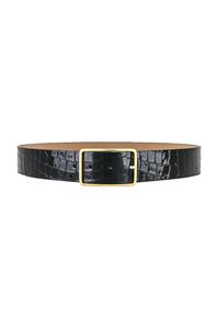Ремень B-Low the Belt Milla Croco Luster, цвет Black & Gold
