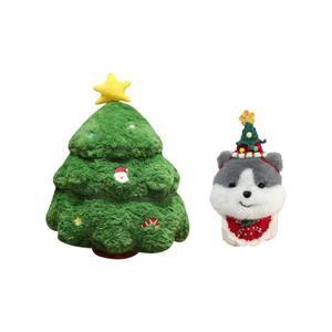 Плюшевая кукла Happy Tree с милым щенком, высота 45 см OU DI PIG