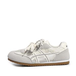 Легкие и дышащие низкие кроссовки для скейтбординга для женщин Feiyue, Greige