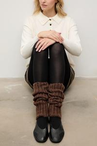 Леггинсы из мериносовой шерсти Answear.Lab, коричневый