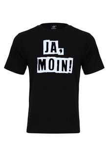 Футболка SCHIETWETTER Ja Moin, 100% Baumwolle, цвет black-white