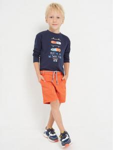 Тканевые шорты стандартного кроя Mayoral, оранжевый