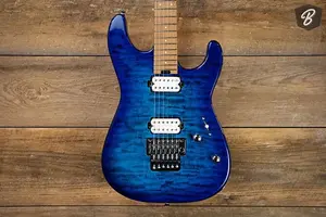 Charvel Pro-Mod Plus San Dimas Style 1 HH FR CM в цвете Chlorine Burst