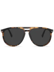 Солнцезащитные очки в круглой оправе Persol, зеленый