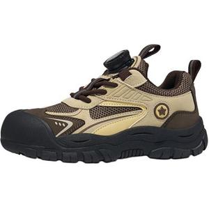 Нескользящие износостойкие низкие детские кроссовки для повседневной жизни TATA, коричневый