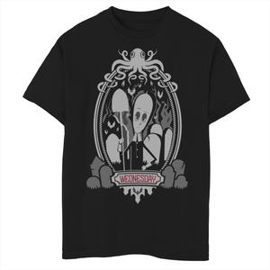 Футболка с изображением плаката и рамки «Семейка Аддамс» для мальчиков 8–20 лет Licensed Character