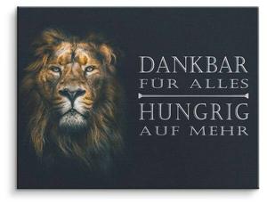 Картина на холсте ArtMind Dankbar & Hungrig, многоцветный