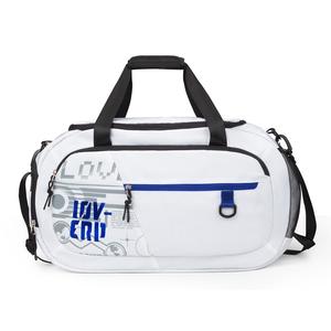 Полиэстеровая баскетбольная сумка через плечо спортивная унисекс белая черная LOVERPUSS, белая черная [Ограниченная серия в коробке]