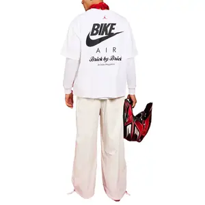 Футболка nigel sylvester brick азиатский размер s Jordan, белый