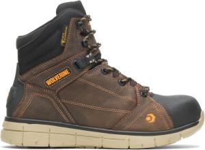 Мужские рабочие ботинки Wolverine Rigger WPF с композитным носком и средней подошвой, коричневый