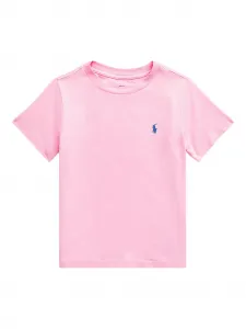 Футболка с вышитым логотипом Polo Ralph Lauren Kids, розовый
