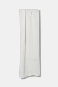 Шелковый шарф Moschino, белый