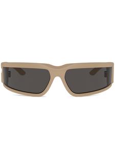 Dolce & Gabbana Eyewear очки в прямоугольной оправе, нейтральный цвет