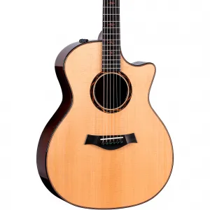 Акустико-электрогитара Taylor Custom Torrefied Sitka Spruce-Katalox Grand Auditorium, натуральная