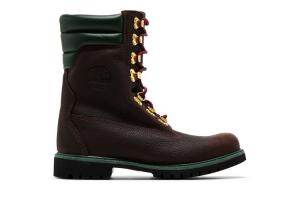 Мужские ботинки Timberland Super Boot высокие из зернистой кожи, коричнево-зеленый