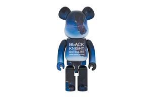 BE@RBRICK Bearbrick Black Knight Satellite Blue