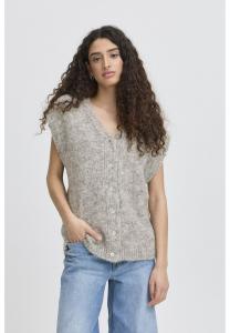 Кардиган ICHI IHBELA, Light Grey Melange/Light Grey