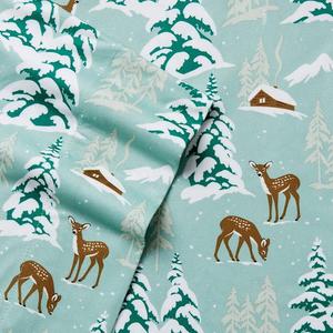 Комплект простыней Micro Flannel с наволочками, цвет Winter Wonderland