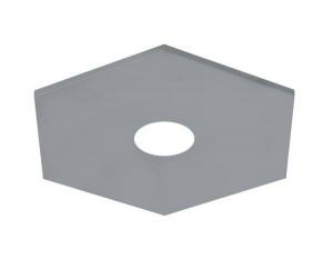 Потолочный светильник Lumicom River Hex 1X, 25x4x25 см, серый