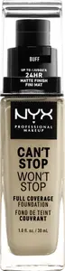 Тональный крем NYX Professional MakeUp Can't Stop Won't Stop Foundation 10 Buff