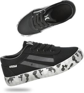 Кеды Hurley Boardy Kids с шнуровкой - низкие кроссовки для скейтборда для детей, спортивная обувь для мальчиков и девочек, черный