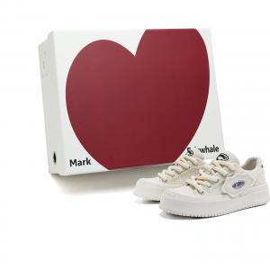 Стильные низкие скейтбордистские кроссовки унисекс Fairwhale, белый (women's) box