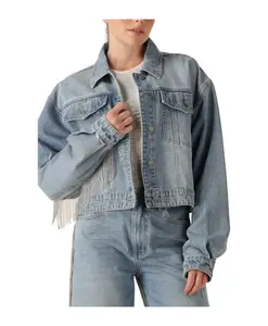 Стильная джинсовая куртка для женщин Harper & Yve, синий