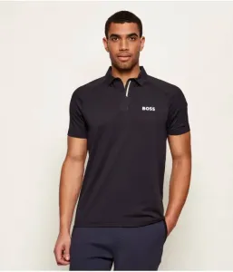 Поло PL_GOC Paddytech regular fit Boss Green, черный