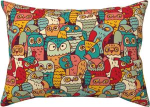 Pevtufa Чехол на подушку с принтом совы и застежкой конверт Funny Owl Bird