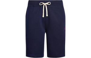 Шорты с вышитым пони и шнурком Polo Ralph Lauren, темно-синий