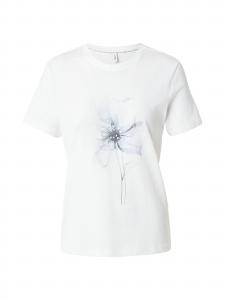 ONLY Футболка 'ONLKITA' в белом цвете