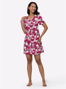 Летнее платье с принтом цвета экрю и лилового Sieh an!