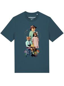 Футболка wat? Apparel, синий